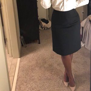 Never worn Talbots black pencil skirt